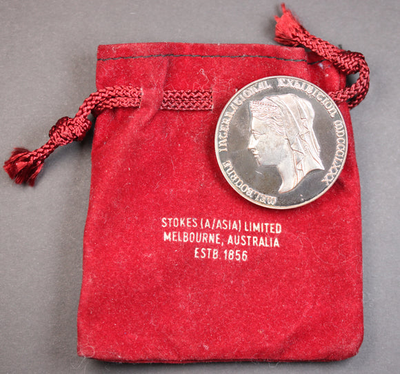 1980 Royal Exhibition Building Centenary Silver Medal by Stokes