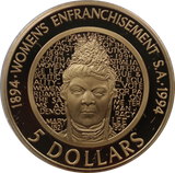 1994 $5 Coin - The Enfranchisement of Women Proof