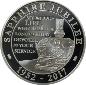 2017 Sapphire Jubilee Shine Through the Ages 5 Pound Silver Proof