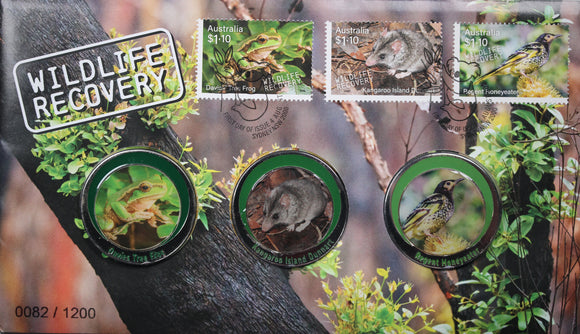 2020 Wildlife Recovery Triple Medallion Cover