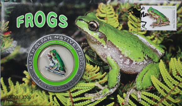 2018 Australian Native Frogs Medallion Cover