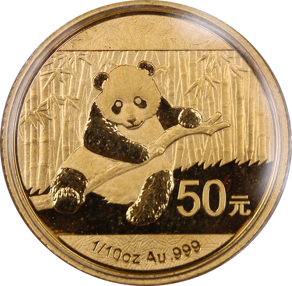 2014 China Gold Panda 1/10oz Gold Coin
