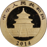 2014 China Gold Panda 1/10oz Gold Coin