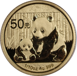 2012 China Gold Panda 1/10oz Gold Coin