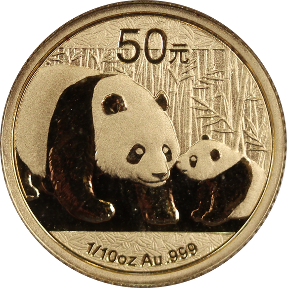 2011 China Gold Panda 1/10oz Gold Coin