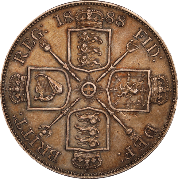 1888 GB Queen Victoria Double Florin gEF/aUNC