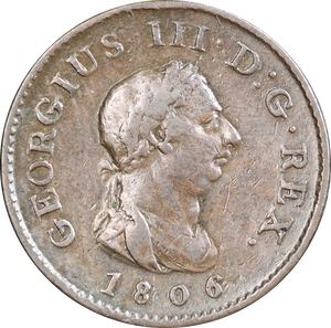 1806 GB George III Farthing VF