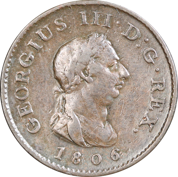 1806 GB George III Farthing VF