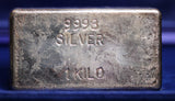 Victoria State Bank 1kg Silver Bar Service Award in Original Presentation Box