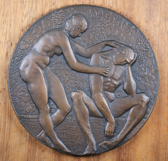 Andor Meszaros Uniface Bronze Medal (125mm) Winegrowers