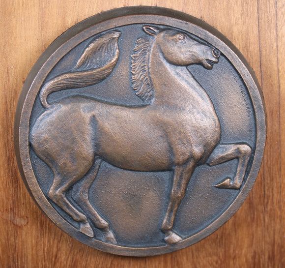 Michael Meszaros Uniface Bronze Medal (130mm) Stallion/Horse