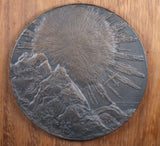 Andor Meszaros Uniface Bronze Medal (125mm) Plane/Mountain