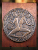 Michael Meszaros 1974 Uniface Bronze Medal (185mm) Apple Picking