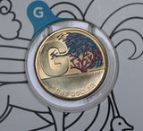 2021 Great Aussie Coin Hunt 2 - Full Set Of 26 UNC $1 Coins with Coloured Barrier Reef Coin