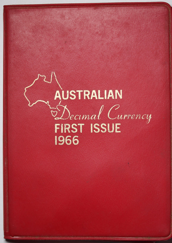 1966 Deccimal Currency First Issue Mint Set (Red Wallet)