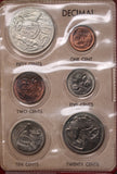 1966 Deccimal Currency First Issue Mint Set (Red Wallet)