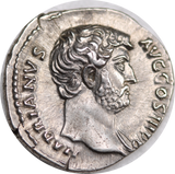 Rome Hadiran Silver Denarius 117-138AD EF