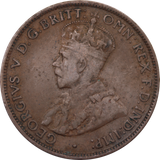 1923 Australia Halfpenny Fine (Cleaned) - Key Date