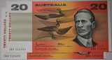 $20 1985 Johnston/Fraser Banknote Consecutive Pair UNC (Gothic)