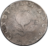 Republic of Colombia 1821 Silver 8 Reales aVF