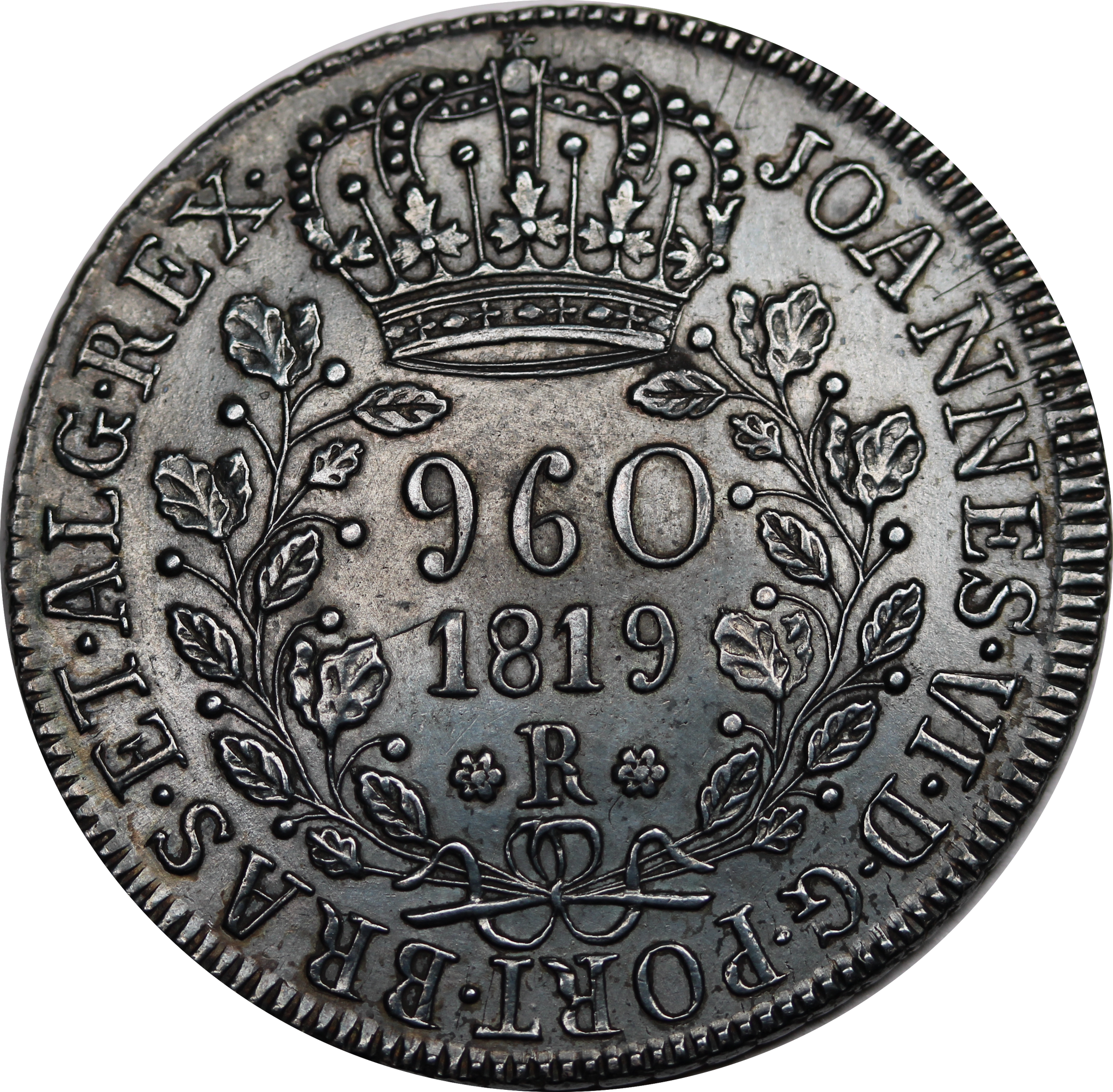 Brazil 1819-R Silver 960 Reis gEF – Thompsons Coins Brazil 1819-R Silver 960 Reis gEF – Thompsons Coins