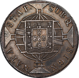 Brazil 1819-R Silver 960 Reis gEF