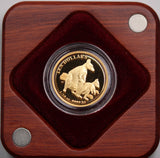 2011 $10 Kangaroo Allied Rock Wallaby 1/10oz Gold Proof Coin