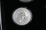 2016 The Norse Gods 9-Coin 2oz Antiqued Silver Set in Box