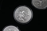 2016 The Norse Gods 9-Coin 2oz Antiqued Silver Set in Box