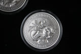 2016 The Norse Gods 9-Coin 2oz Antiqued Silver Set in Box