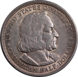 USA 1893 Columbian Exposition Half Dollar EF