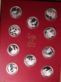 1978 Australian Birds Silver Medal Set by Stuart Devlin