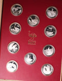 1978 Australian Birds Silver Medal Set by Stuart Devlin