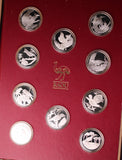 1978 Australian Birds Silver Medal Set by Stuart Devlin