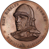 Bert Hinkler 1928 Bronze Commemorates Medal