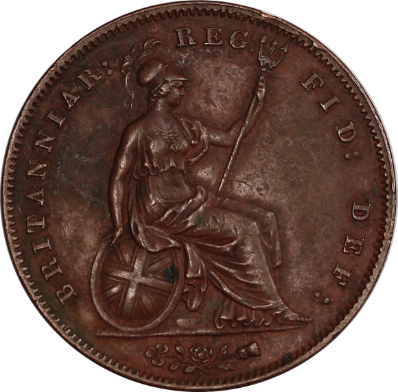 GB 1857 Queen Victoria Penny EF