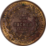 France Médaille d'or Aucher Frères Copper Plated Medallion