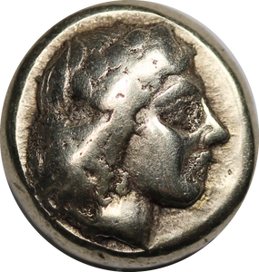 Greek Electrum 1/6th Stater Lesbos, Mytilene c. 412-378BC VF