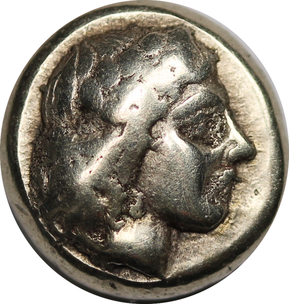 Greek Electrum 1/6th Stater Lesbos, Mytilene c. 412-378BC VF