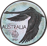 Australia 1967 Pattern Silver Swan Dollar Proof in Box