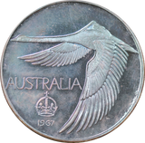 Australia 1967 Pattern Silver Swan Dollar Proof in Box