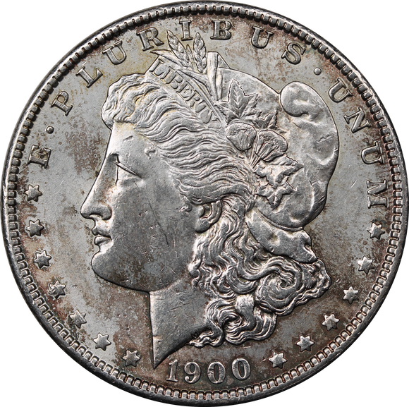 USA 1900 Morgan Silver Dollar aUNC