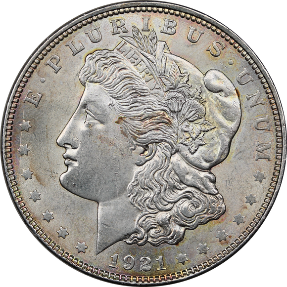USA 1921 Morgan Silver Dollar UNC