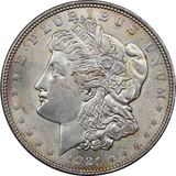 USA 1921 Morgan Silver Dollar UNC