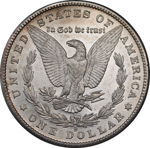 USA 1880 S Morgan Silver Dollar aUNC