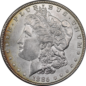 USA 1885 Morgan Silver Dollar UNC