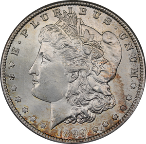 USA 1899 O Morgan Silver Dollar UNC