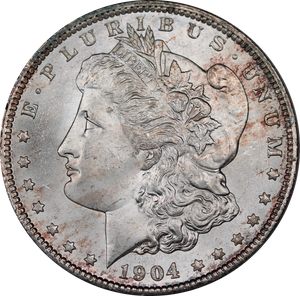 USA 1904 O Morgan Silver Dollar UNC