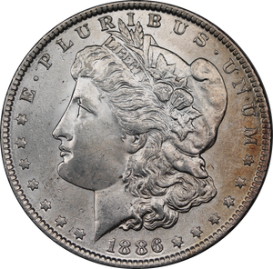 USA 1886 Morgan Silver Dollar UNC