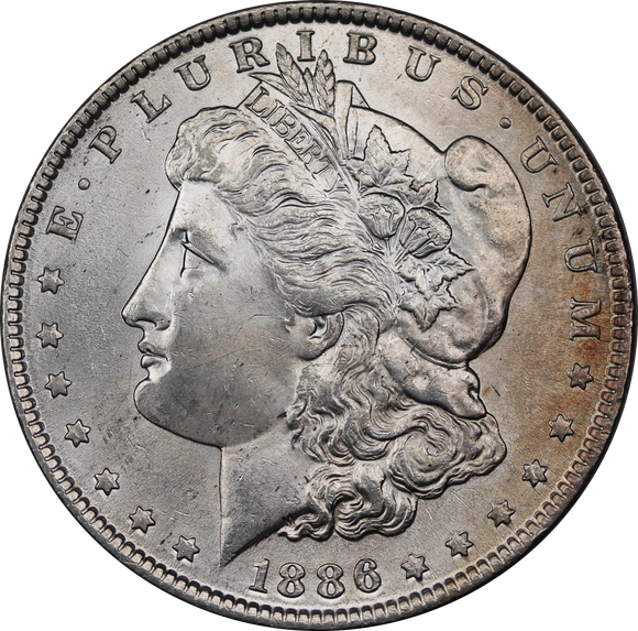 USA 1886 Morgan Silver Dollar UNC